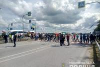 Трассу под Житомиром на несколько часов перекрывали из-за акции протеста