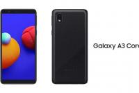 Samsung Galaxy A3 Core: бюджетник с Android Go, 1/16 ГБ памяти и двумя камерами всего за $85