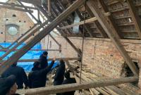 Во Львовской области обрушилась крыша Олесского замка